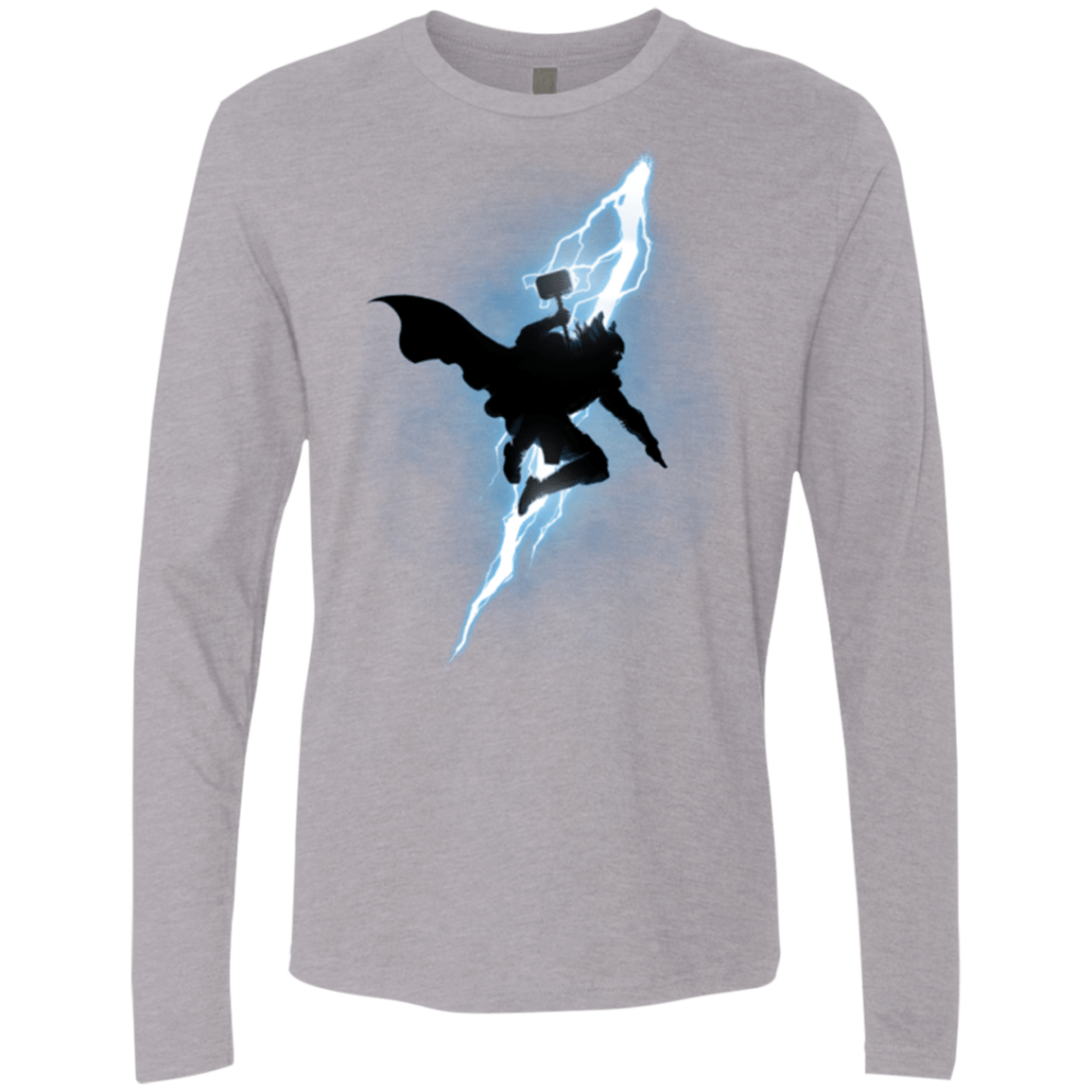 T-Shirts Heather Grey / Small The Thunder God Returns Men's Premium Long Sleeve