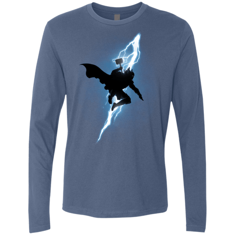 T-Shirts Indigo / Small The Thunder God Returns Men's Premium Long Sleeve