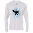 T-Shirts Heather White / X-Small The Thunder God Returns Triblend Long Sleeve Hoodie Tee