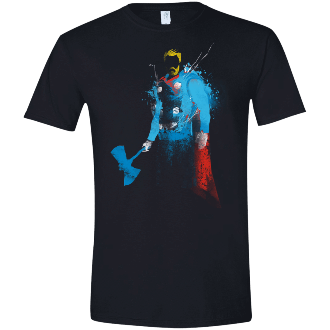 T-Shirts Black / X-Small The Thunder Men's Semi-Fitted Softstyle