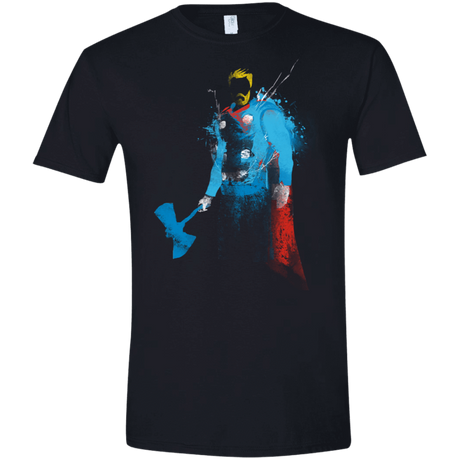 T-Shirts Black / X-Small The Thunder Men's Semi-Fitted Softstyle