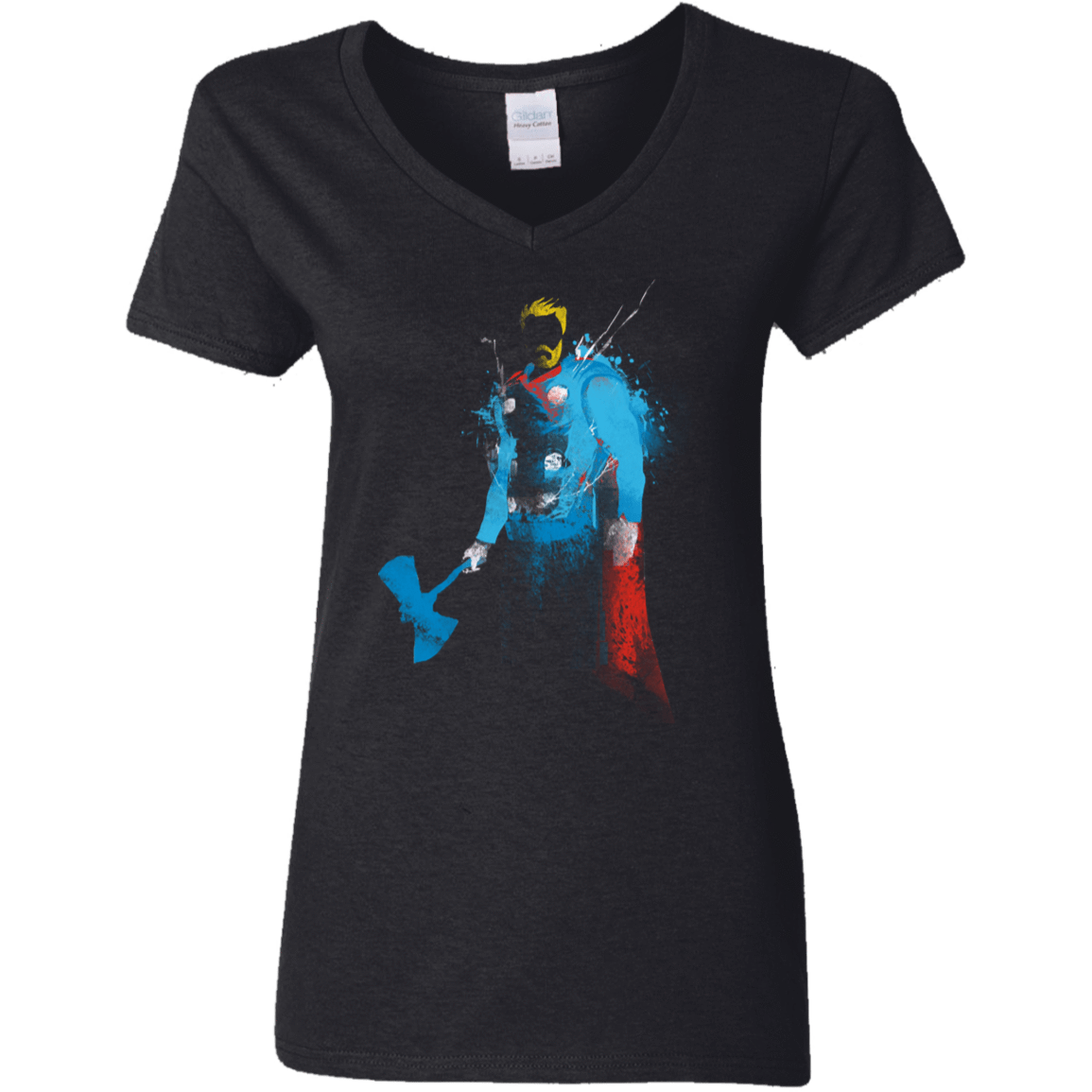 T-Shirts Black / S The Thunder Women's V-Neck T-Shirt