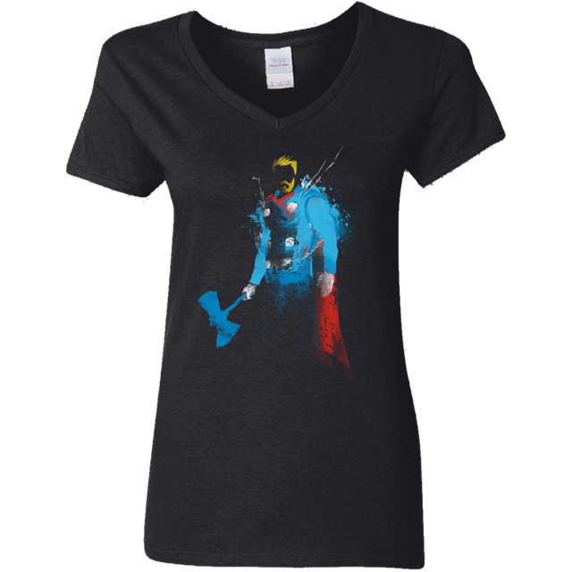 T-Shirts Black / S The Thunder Women's V-Neck T-Shirt