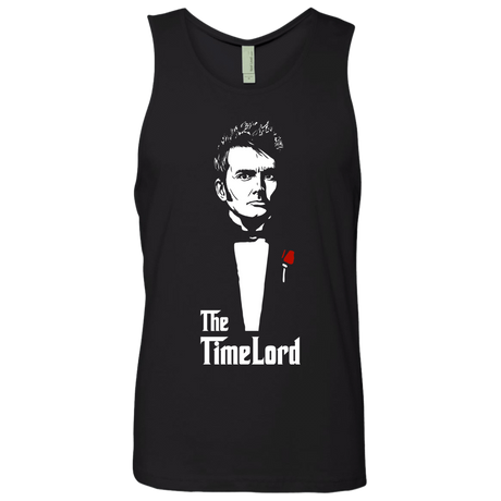 T-Shirts Black / S The Time Lord Men's Premium Tank Top