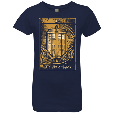 T-Shirts Midnight Navy / YXS THE TIME LORDS Girls Premium T-Shirt