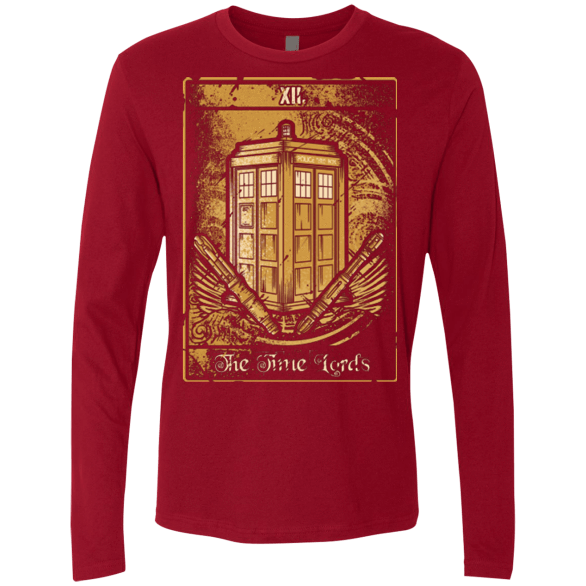 T-Shirts Cardinal / Small THE TIME LORDS Men's Premium Long Sleeve