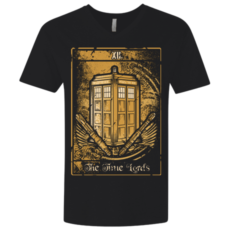 T-Shirts Black / X-Small THE TIME LORDS Men's Premium V-Neck