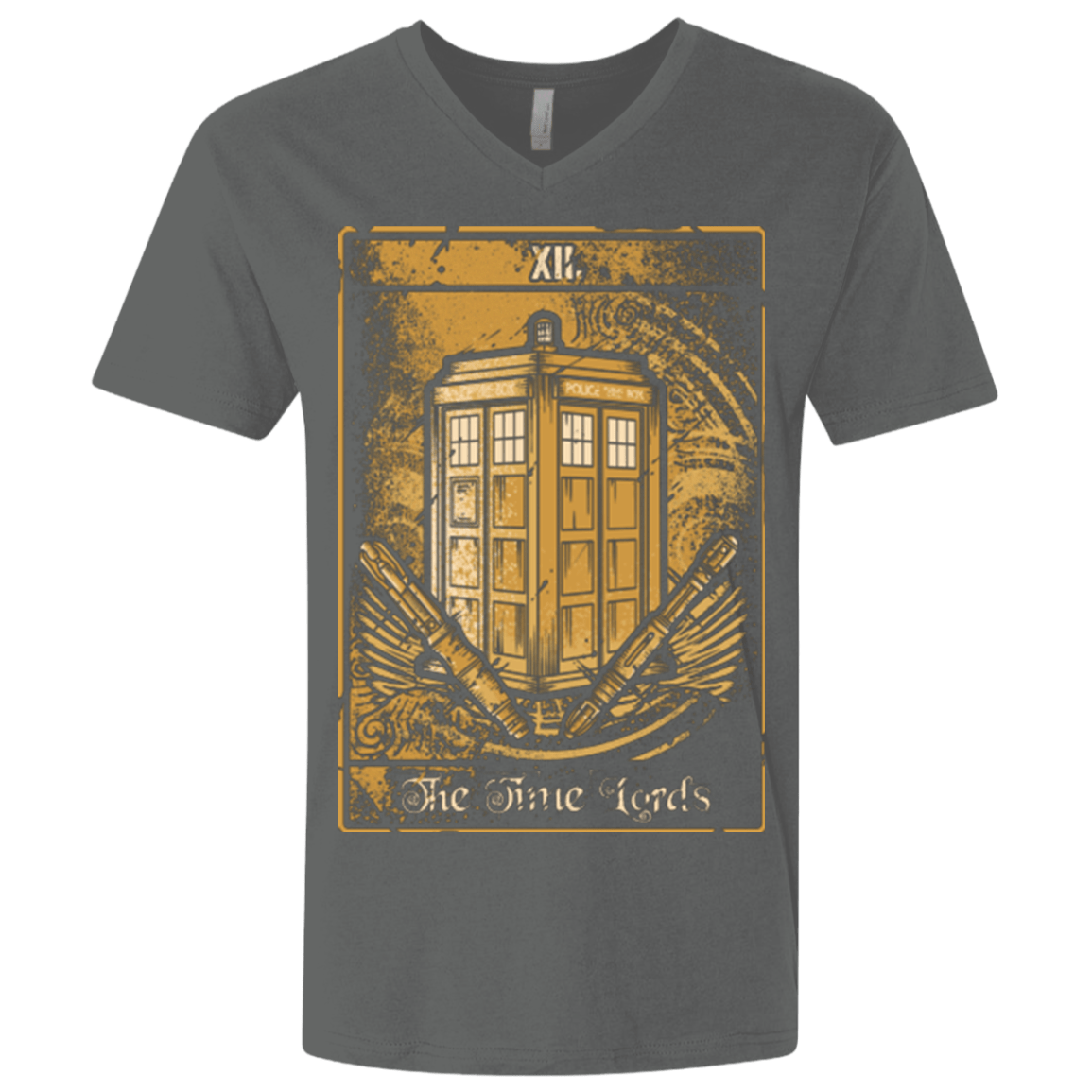T-Shirts Heavy Metal / X-Small THE TIME LORDS Men's Premium V-Neck