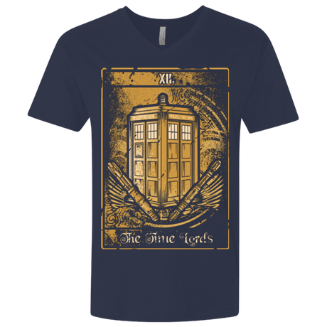 T-Shirts Midnight Navy / X-Small THE TIME LORDS Men's Premium V-Neck