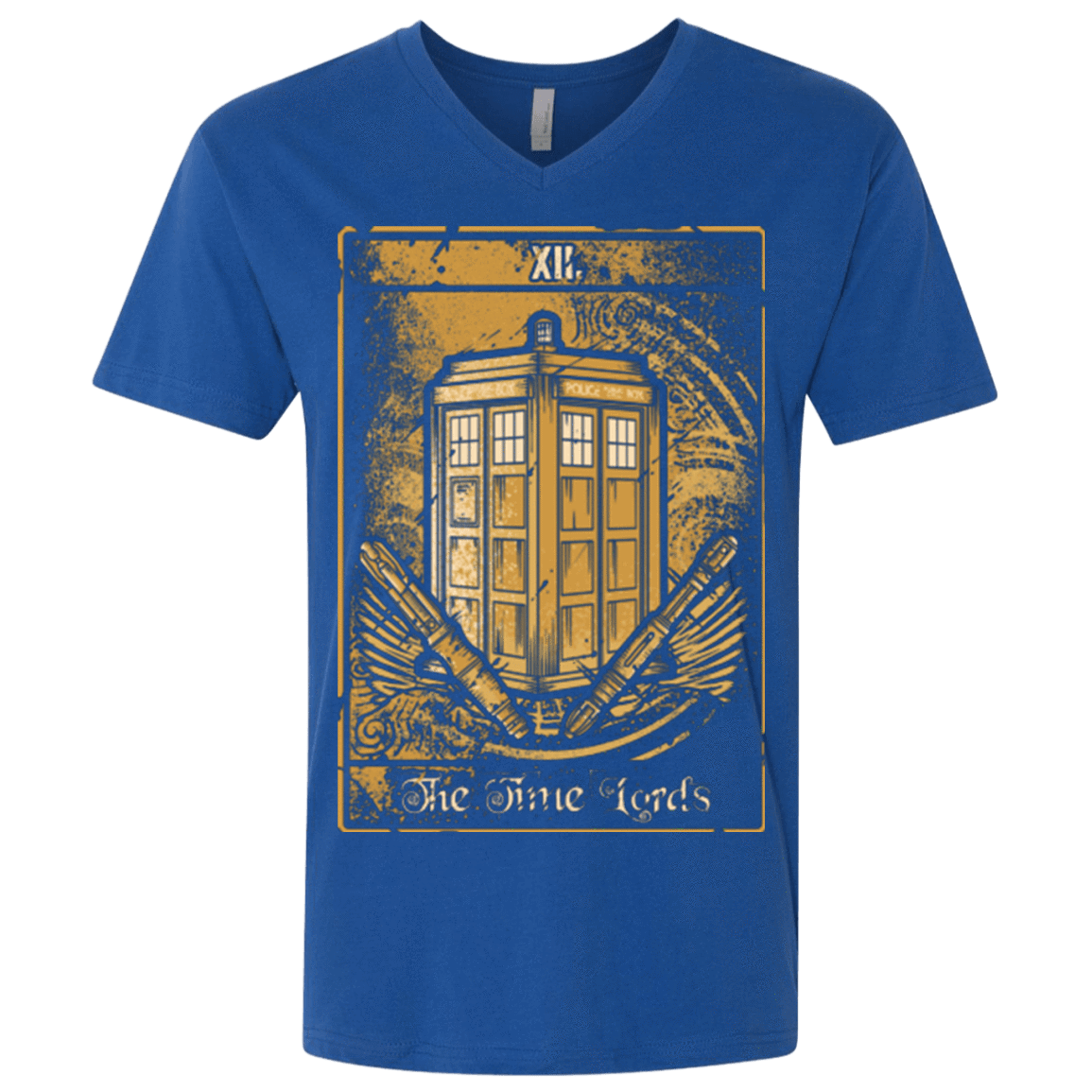 T-Shirts Royal / X-Small THE TIME LORDS Men's Premium V-Neck