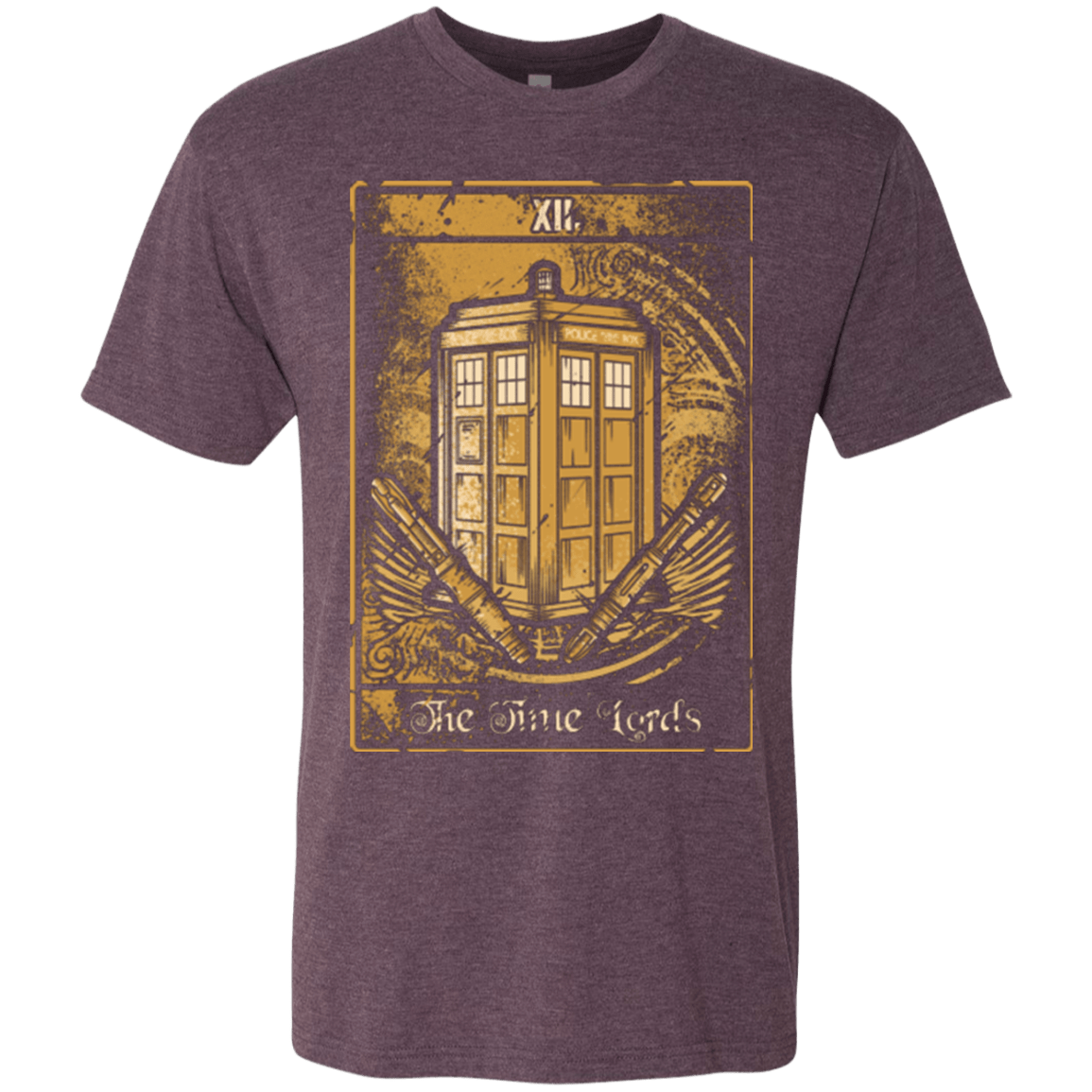 T-Shirts Vintage Purple / Small THE TIME LORDS Men's Triblend T-Shirt