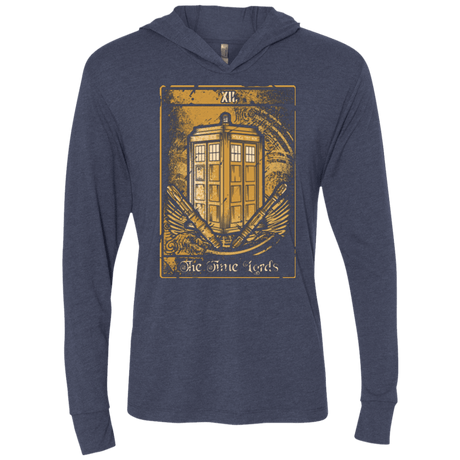 T-Shirts Vintage Navy / X-Small THE TIME LORDS Triblend Long Sleeve Hoodie Tee
