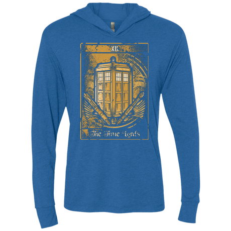 T-Shirts Vintage Royal / X-Small THE TIME LORDS Triblend Long Sleeve Hoodie Tee