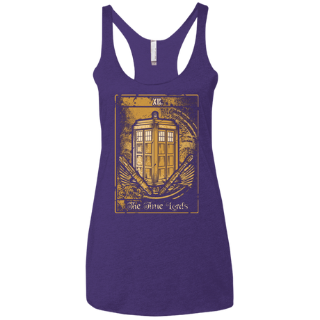 T-Shirts Purple / X-Small THE TIME LORDS Women's Triblend Racerback Tank