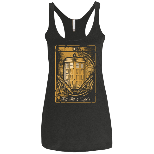 T-Shirts Vintage Black / X-Small THE TIME LORDS Women's Triblend Racerback Tank