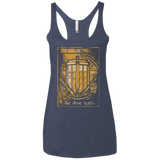T-Shirts Vintage Navy / X-Small THE TIME LORDS Women's Triblend Racerback Tank