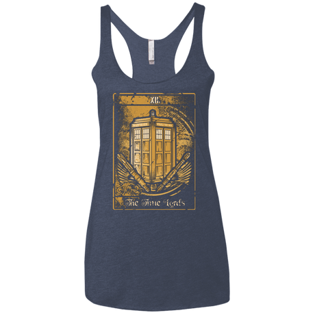 T-Shirts Vintage Navy / X-Small THE TIME LORDS Women's Triblend Racerback Tank