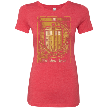 T-Shirts Vintage Red / Small THE TIME LORDS Women's Triblend T-Shirt