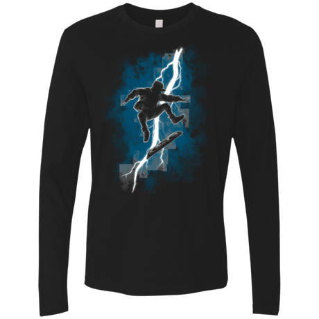 T-Shirts Black / Small The Time Traveler Returns Men's Premium Long Sleeve