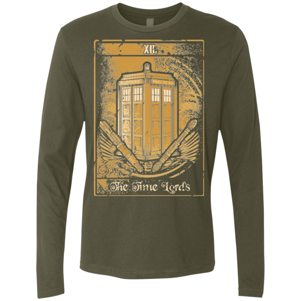 T-Shirts Military Green / Small THE TIMELORDS Men's Premium Long Sleeve