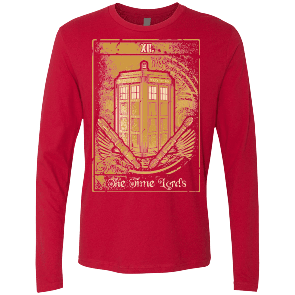 T-Shirts Red / Small THE TIMELORDS Men's Premium Long Sleeve