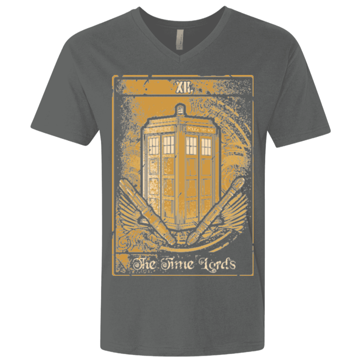 T-Shirts Heavy Metal / X-Small THE TIMELORDS Men's Premium V-Neck