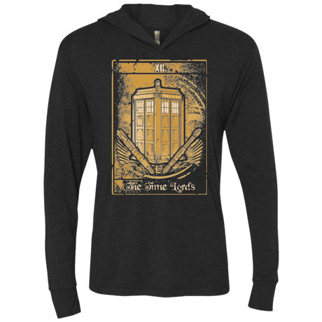 T-Shirts Vintage Black / X-Small THE TIMELORDS Triblend Long Sleeve Hoodie Tee