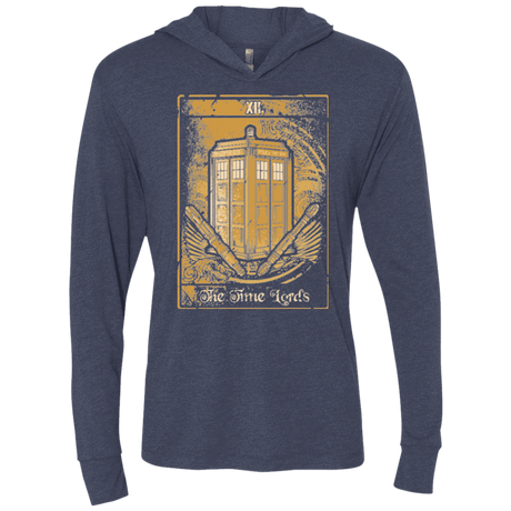 T-Shirts Vintage Navy / X-Small THE TIMELORDS Triblend Long Sleeve Hoodie Tee