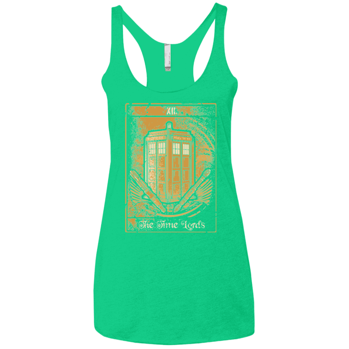 T-Shirts Envy / X-Small THE TIMELORDS Women's Triblend Racerback Tank