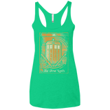 T-Shirts Envy / X-Small THE TIMELORDS Women's Triblend Racerback Tank