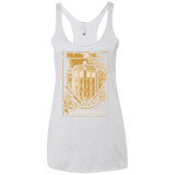 T-Shirts Heather White / X-Small THE TIMELORDS Women's Triblend Racerback Tank