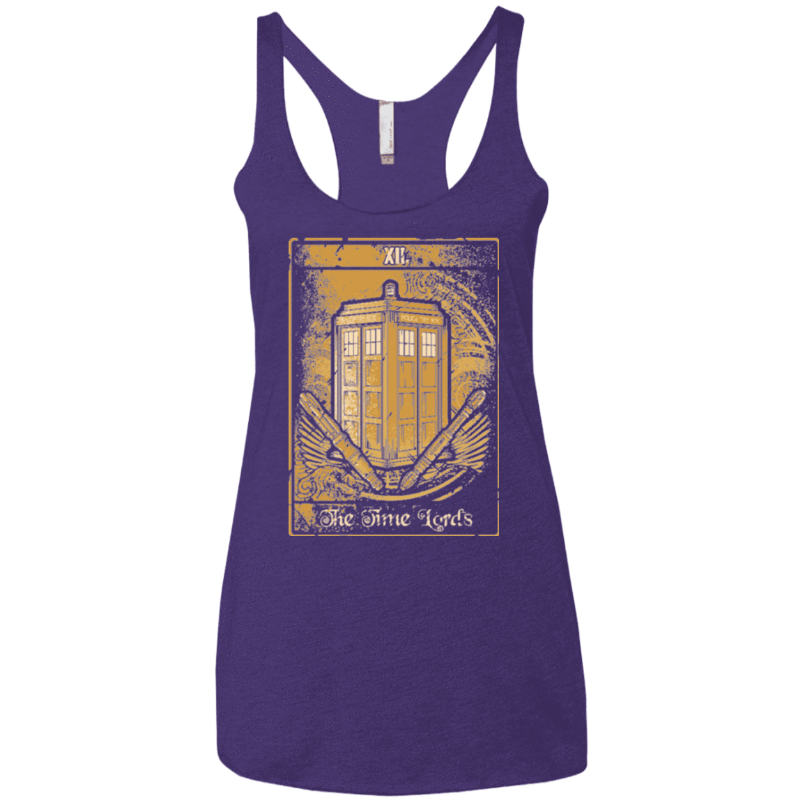 T-Shirts Purple / X-Small THE TIMELORDS Women's Triblend Racerback Tank
