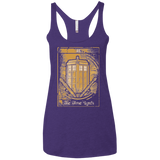 T-Shirts Purple / X-Small THE TIMELORDS Women's Triblend Racerback Tank