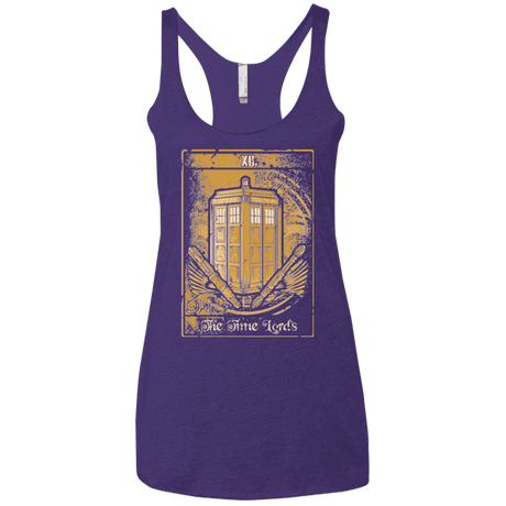 T-Shirts Purple / X-Small THE TIMELORDS Women's Triblend Racerback Tank