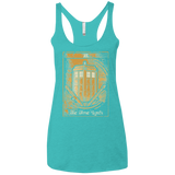 T-Shirts Tahiti Blue / X-Small THE TIMELORDS Women's Triblend Racerback Tank