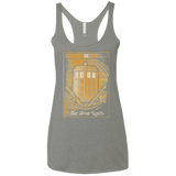 T-Shirts Venetian Grey / X-Small THE TIMELORDS Women's Triblend Racerback Tank