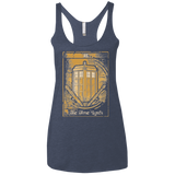 T-Shirts Vintage Navy / X-Small THE TIMELORDS Women's Triblend Racerback Tank