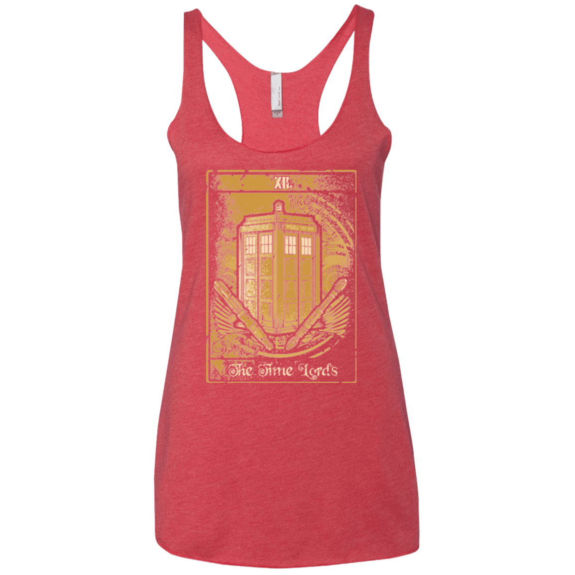 T-Shirts Vintage Red / X-Small THE TIMELORDS Women's Triblend Racerback Tank