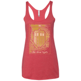 T-Shirts Vintage Red / X-Small THE TIMELORDS Women's Triblend Racerback Tank