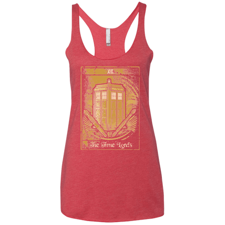 T-Shirts Vintage Red / X-Small THE TIMELORDS Women's Triblend Racerback Tank