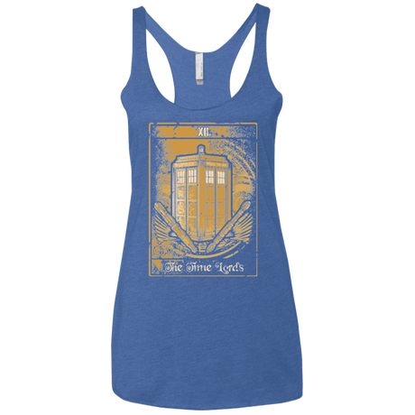 T-Shirts Vintage Royal / X-Small THE TIMELORDS Women's Triblend Racerback Tank