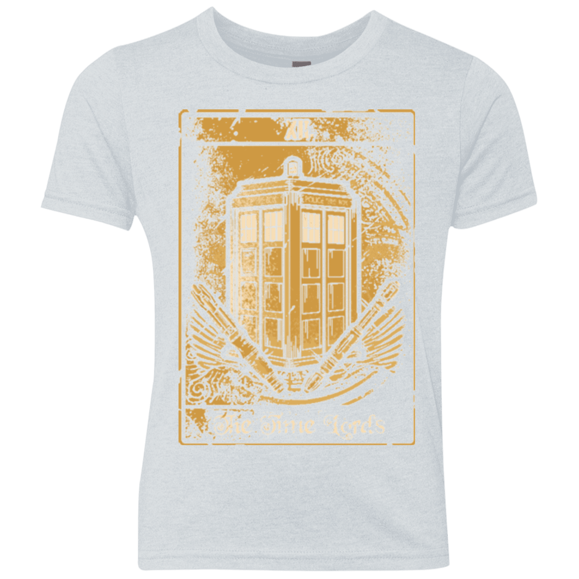 T-Shirts Heather White / YXS THE TIMELORDS Youth Triblend T-Shirt