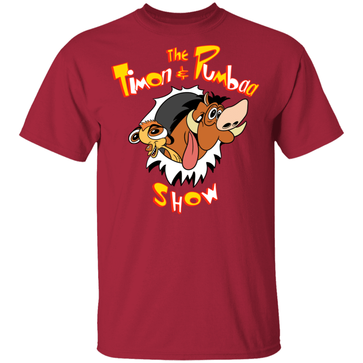 T-Shirts Cardinal / S The Timon And Pumbaa Show T-Shirt