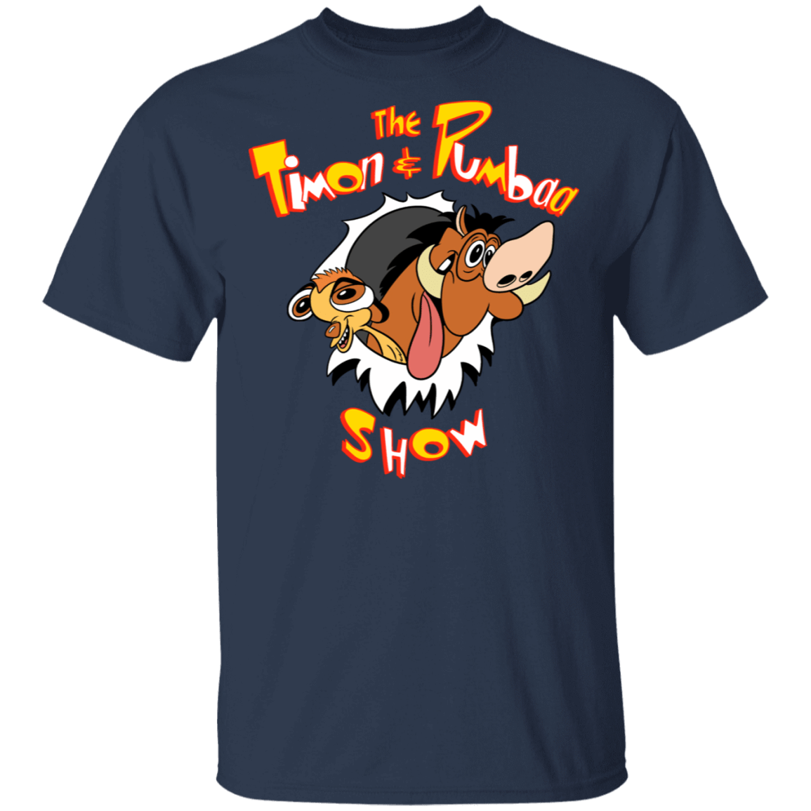 T-Shirts Navy / S The Timon And Pumbaa Show T-Shirt