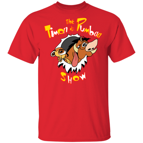 T-Shirts Red / S The Timon And Pumbaa Show T-Shirt