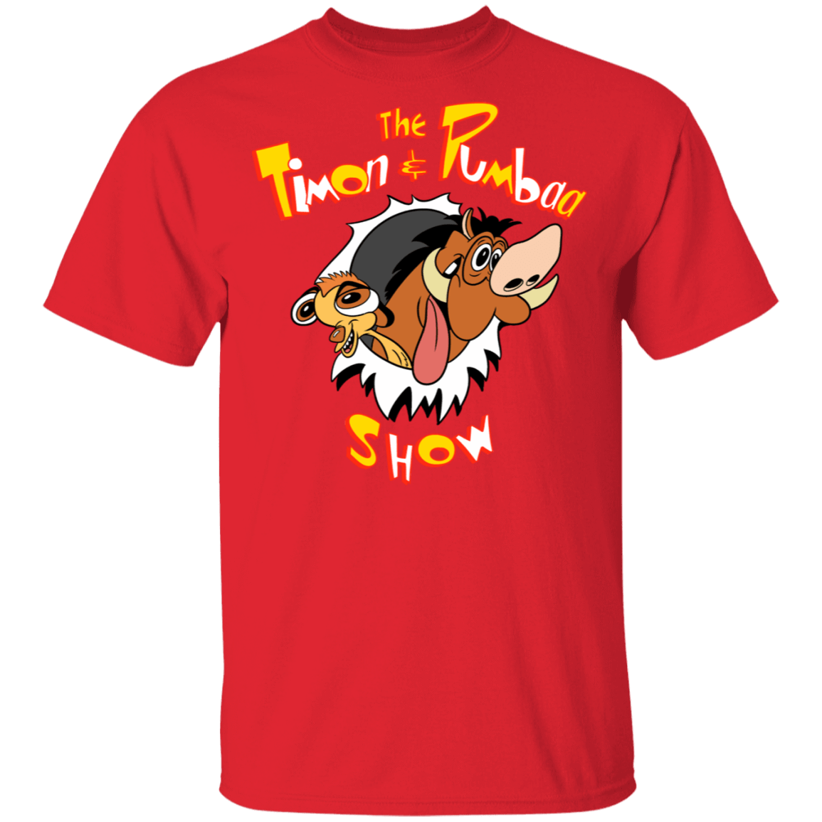 T-Shirts Red / S The Timon And Pumbaa Show T-Shirt