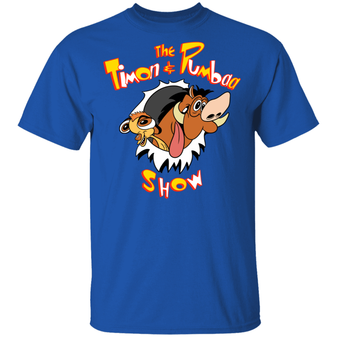 T-Shirts Royal / S The Timon And Pumbaa Show T-Shirt