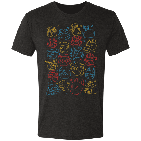 T-Shirts Vintage Black / S The Town Gang Men's Triblend T-Shirt