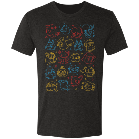 T-Shirts Vintage Black / S The Town Gang v2 Men's Triblend T-Shirt