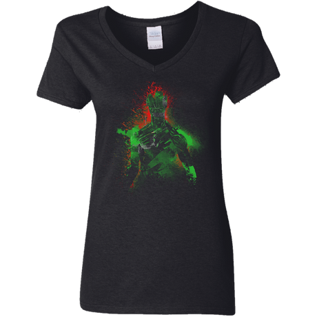 T-Shirts Black / S The Tree Women's V-Neck T-Shirt